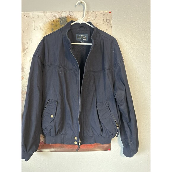 La Paz Men's Blue Jacket Medium Lightweight Casual Outdoor Coat Stylish & Warm - Picture 1 of 4